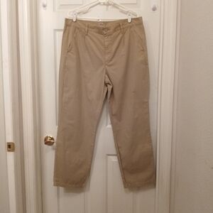 J Crew Slouchy Boyfriend Chino Women's Size 31 Tan Khaki Preppy Vintage